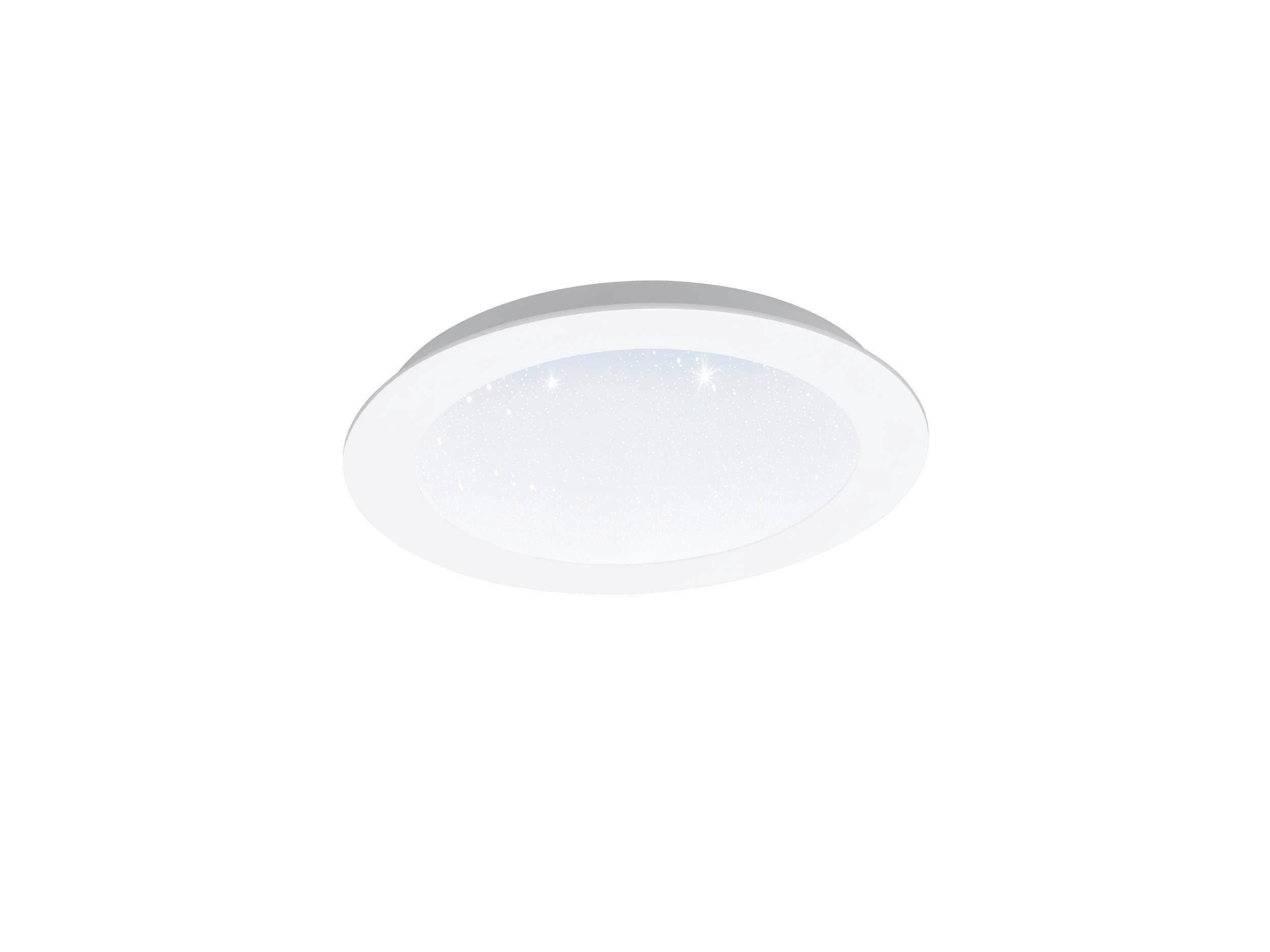 DECKENLEUCHTE Fiobbo 22,5/5 cm   - Weiß, KONVENTIONELL, Kunststoff/Metall (22,5/5cm) - Eglo