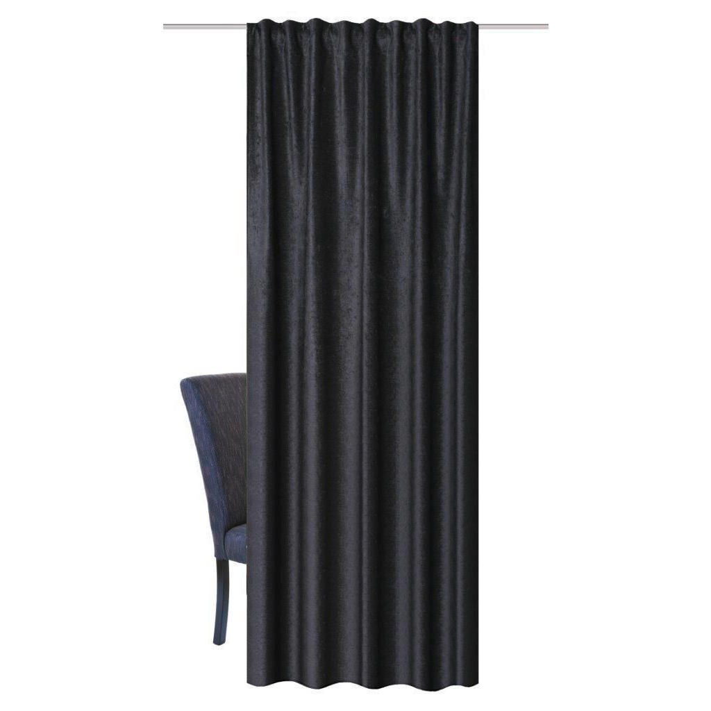 Thumbnail - Xxxl Fertigvorhang Thermo, Anthrazit, Textil, Uni, 135x245 cm, für Stange und Schiene geeignet, Wärmeschutz, Samtoptik, ...