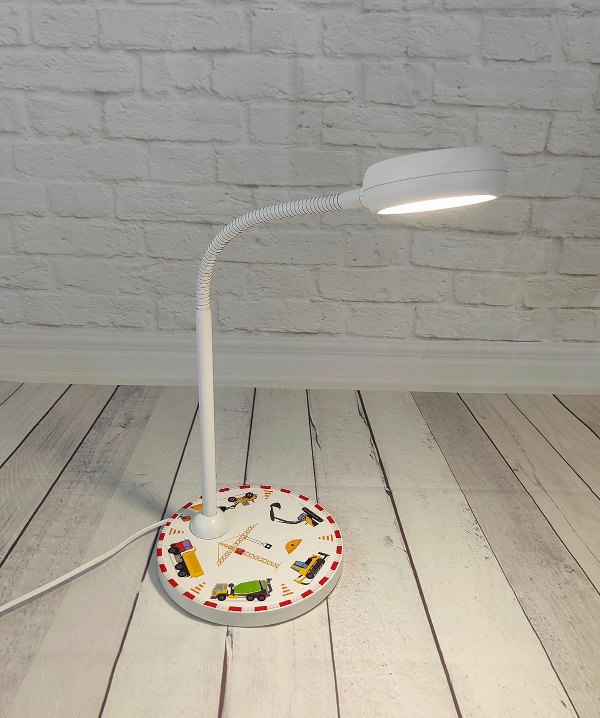 SCHREIBTISCHLEUCHTE 20/43/20 cm   - Multicolor/Weiß, Basics, Holzwerkstoff/Metall (20/43/20cm)