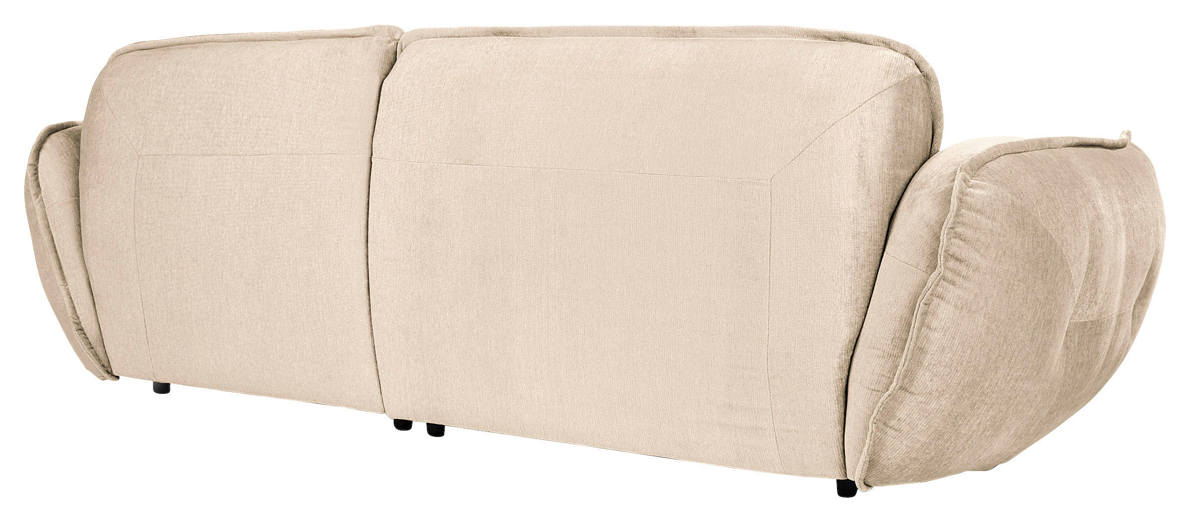 Thumbnail - Trendmanufaktur Ecksofa BE Fluffy, Creme, Textil, 3-Sitzer, Ottomane links, nicht einzeln stellbar, L-Form, 269x184 cm, ...
