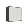 KOMMODE Mailand Typ 4  in 79/73/33 cm  - Anthrazit/Schwarz, MODERN, Holzwerkstoff/Kunststoff (79/73/33cm) - MID.YOU