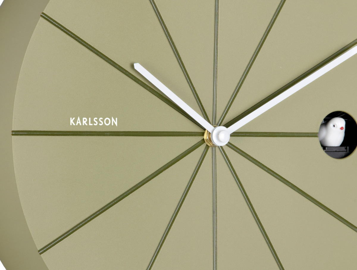 UHR  Smaragdgrün 29 cm  - Smaragdgrün, Basics, Kunststoff (29cm) - Karlsson