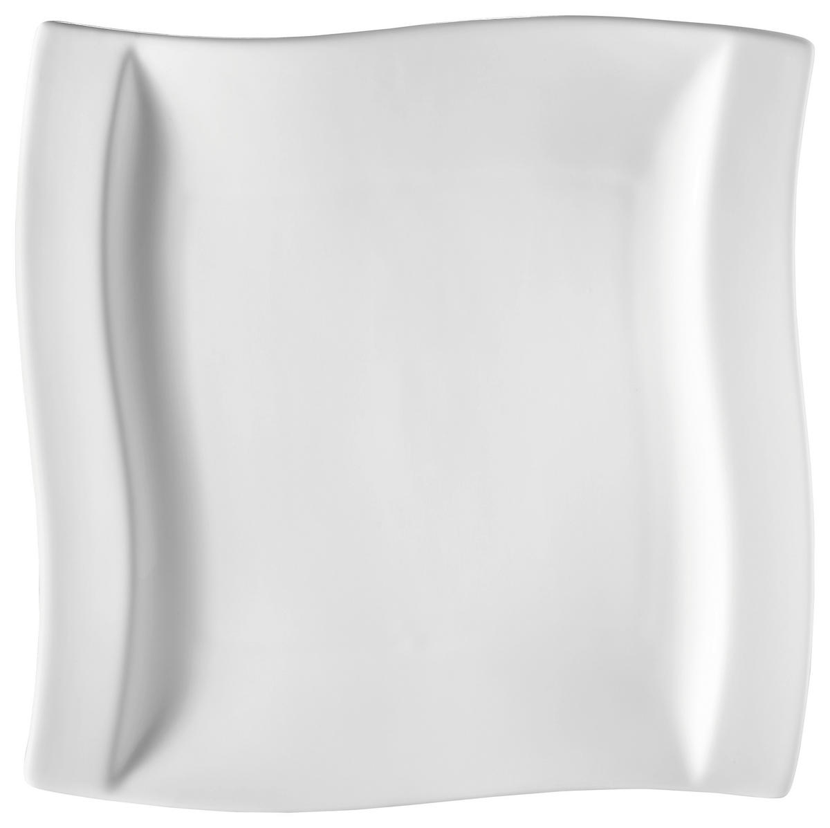 PLATOU DE SERVIRE  29,5/30,2 cm   - alb, Basics, ceramică (29,5/30,2cm) - Novel