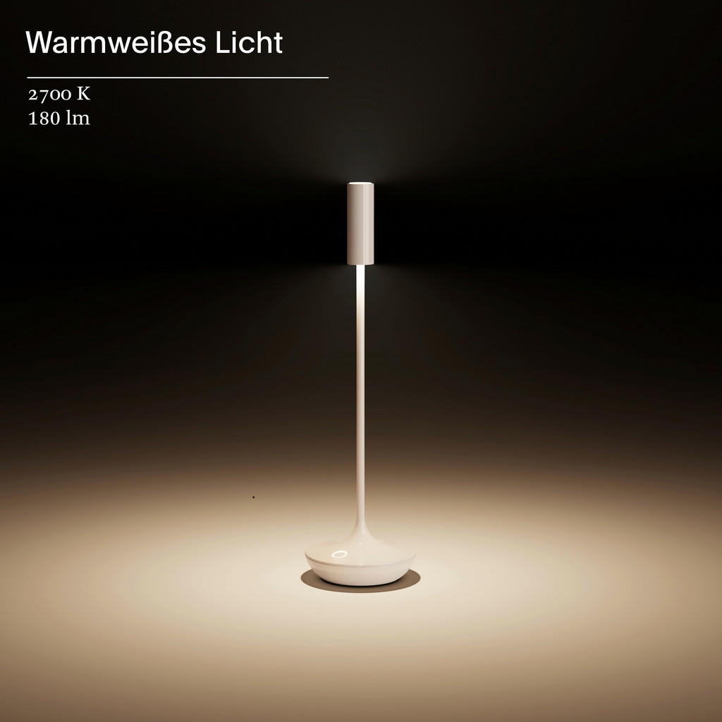 Thumbnail - Sigor Akku-Tischleuchte Nucandle, Kupfer, Metall, rund,rund, 8.5x30x8.5 cm, Lampen & Leuchten, Innenbeleuchtung, Leuchte...