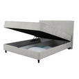 BOXBETT 120/200 cm  in Naturfarben  - Schwarz/Naturfarben, KONVENTIONELL, Kunststoff/Textil (120/200cm) - Carryhome