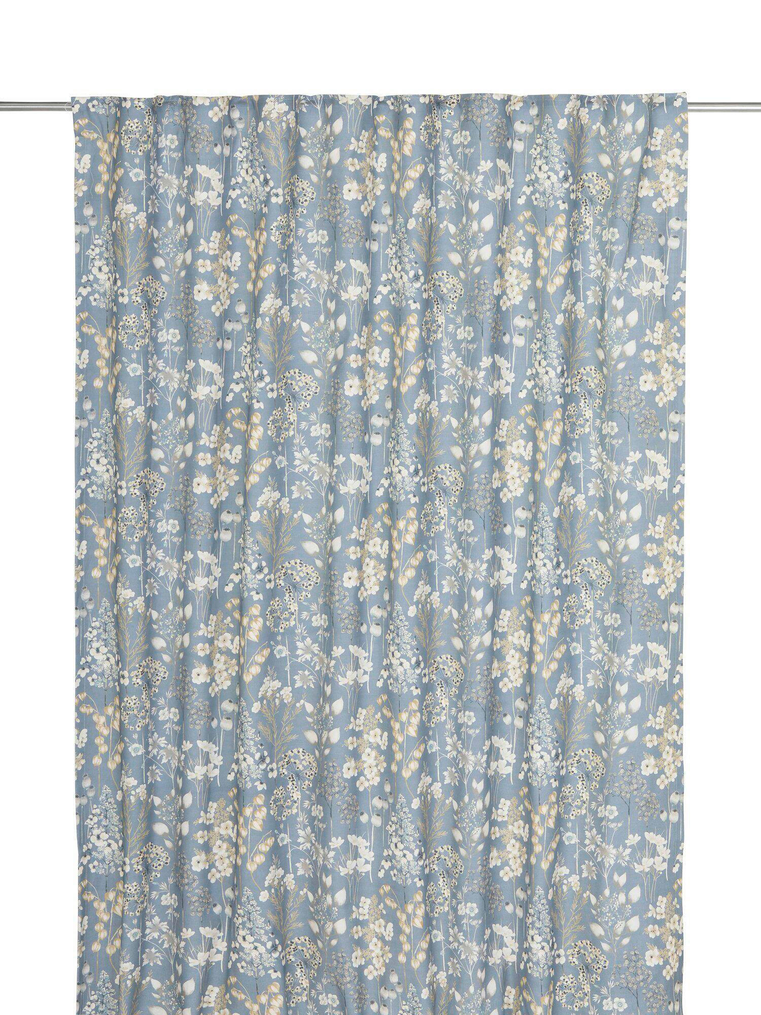 FERTIGVORHANG  blickdicht   135/280 cm 2 Stück  - Blau, Natur, Textil (135/280cm) - Svanefors