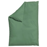 BETTDECKENBEZUG -teilig KNITTED JERSEY Jersey 135-140/200 cm  - Grün, Basics, Textil (135-140/200cm) - Schlafgut