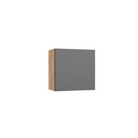 HÄNGESCHRANK 60/57/34 cm  - Eiche Wotan/Grau, Design (60/57/34cm) - Held