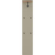 GARDEROBENPANEEL 31/165/29 cm  - Sandfarben/Eichefarben, Design, Holzwerkstoff (31/165/29cm) - Dieter Knoll