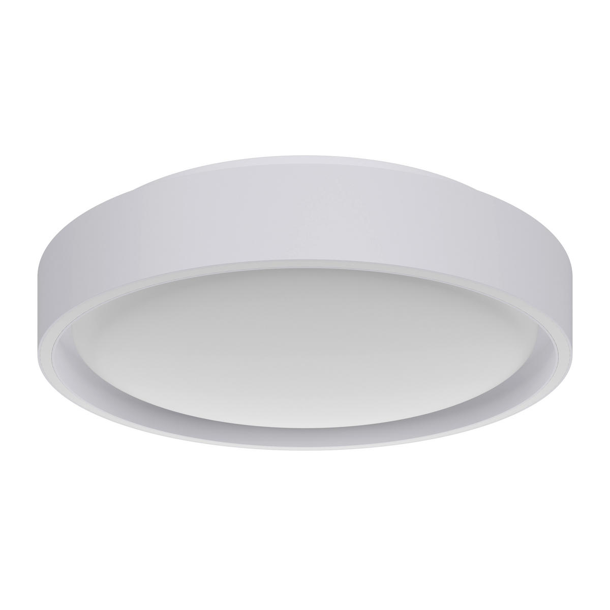 LED-DECKENLEUCHTE Zadar 40/7,5 cm  - Weiß, Design, Kunststoff/Metall (40/7,5cm) - Novel