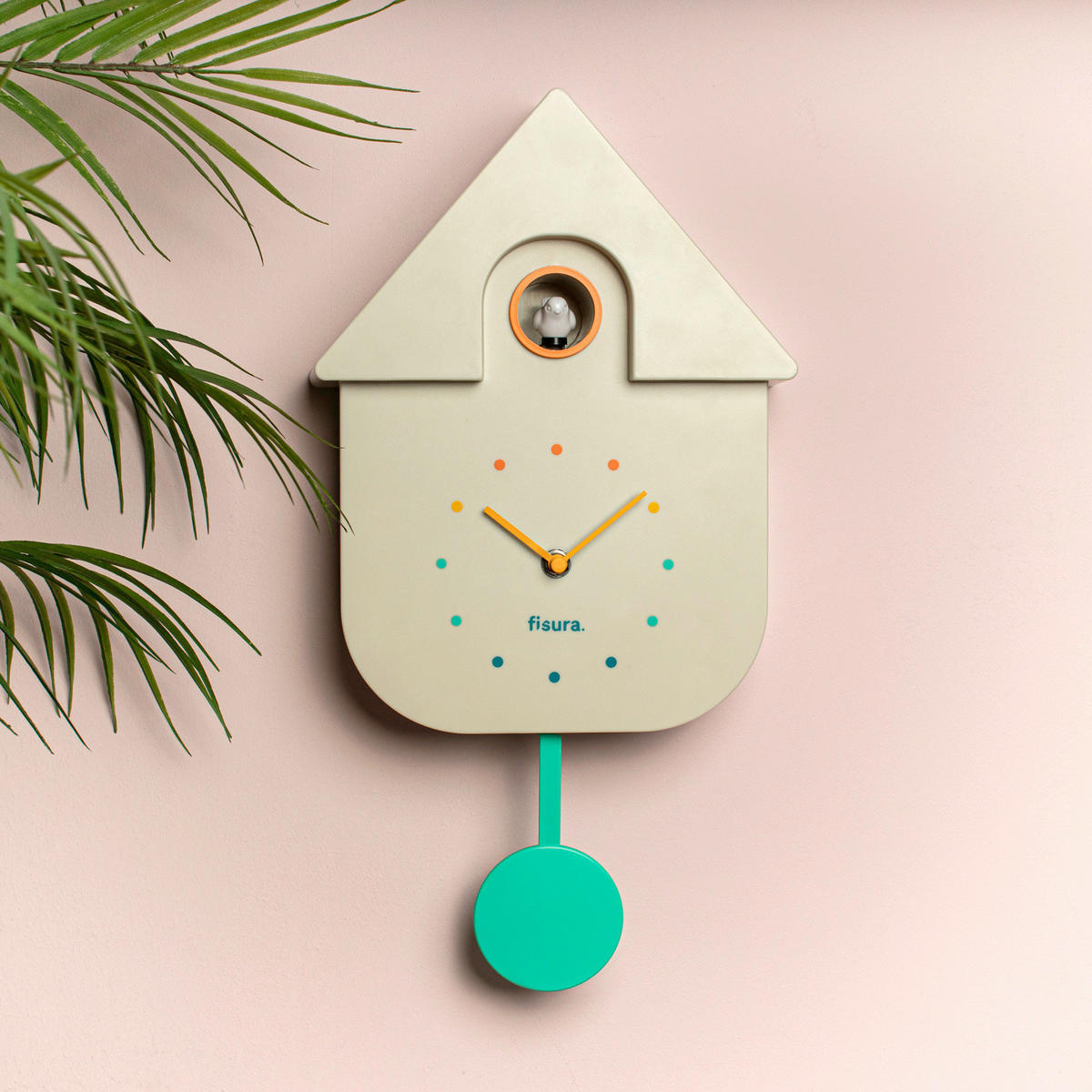 WANDUHR Multicolor  - Multicolor, Basics, Kunststoff (41.5/22/9cm)