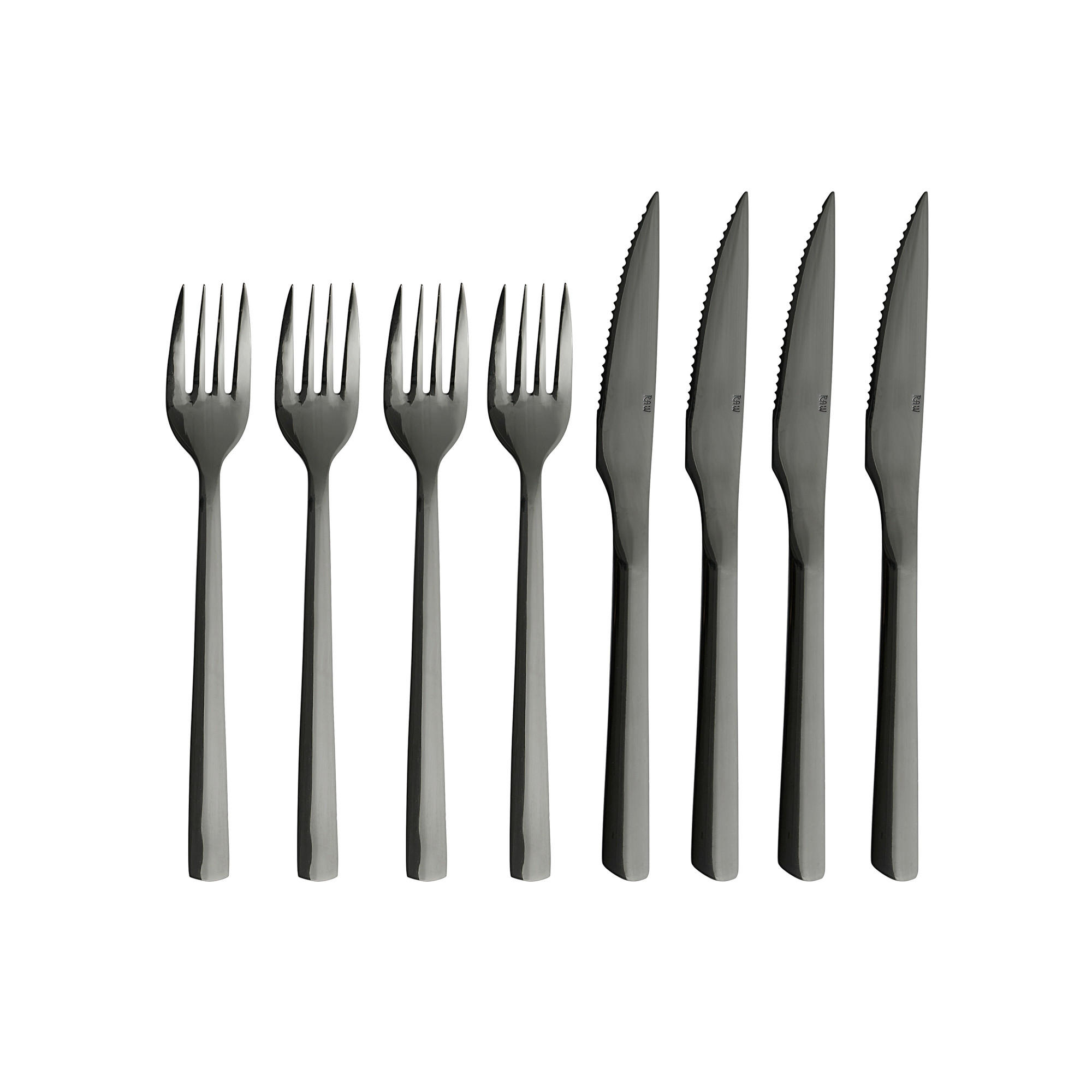 Aida Besteckset Raw Schwarz 19.2x3.45x26.3 cm