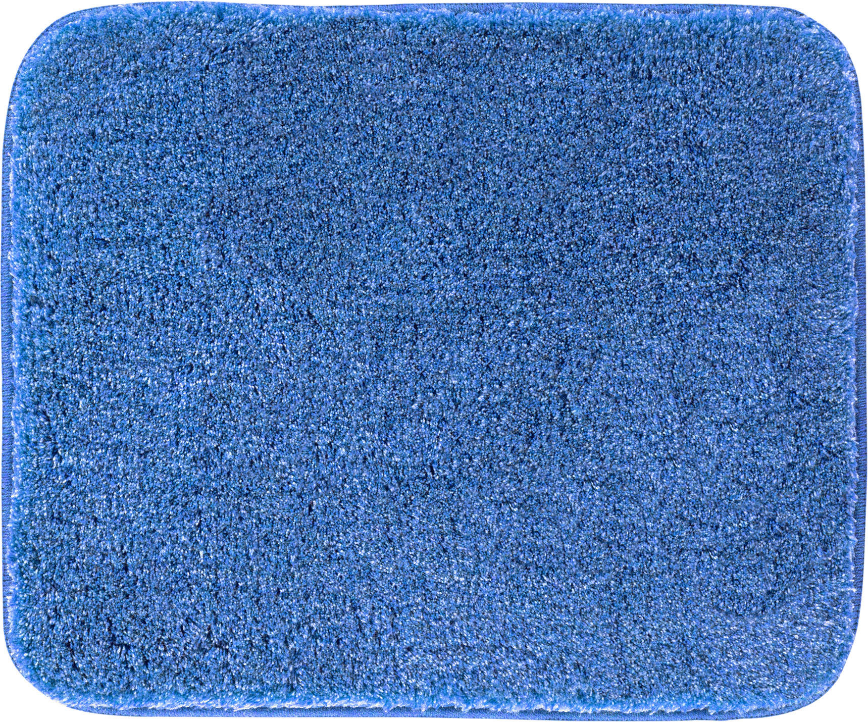 BADTEPPICH Melange Blau 50/60 cm  - Blau, Basics, Kunststoff/Textil (50/60cm) - Grund