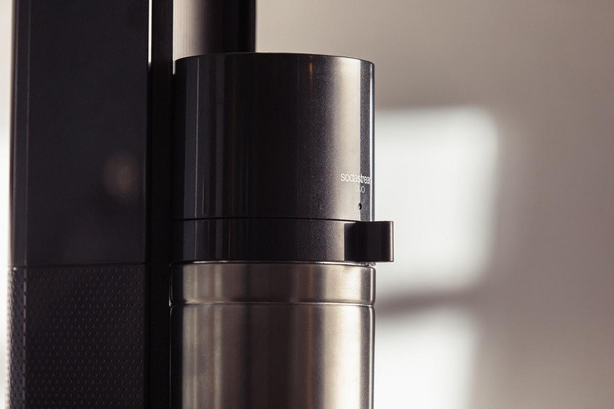 WASSERSPRUDLER DUO INKL. METALLFLASCHE  - Anthrazit, Basics, Glas/Kunststoff (15.8/44/31cm) - SodaStream