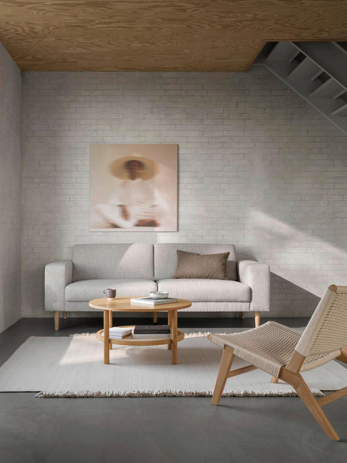 FÅTÖLJ i trä, papper beige  - beige, Design, papper/trä (64/79/72cm) - Best Price