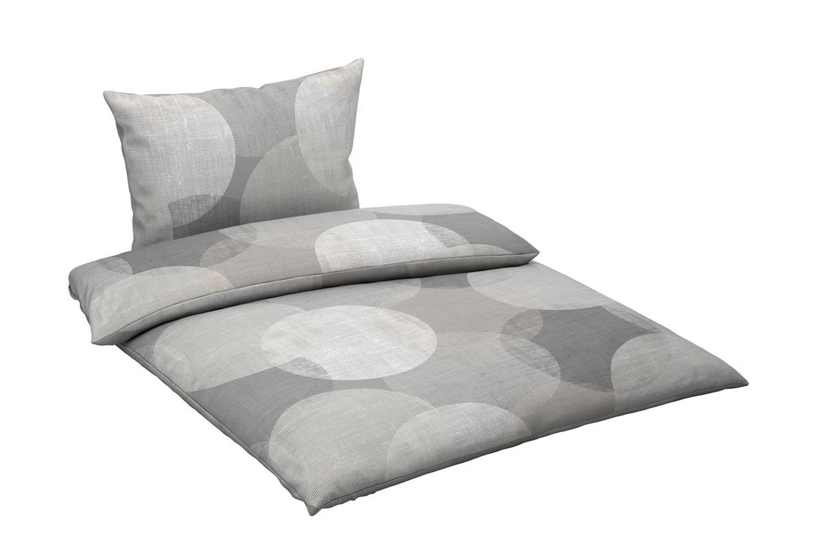 BETTWÄSCHE Flanell 200/200 cm  - Anthrazit, Textil (200/200cm) - Esposa