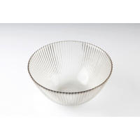 SCHÜSSEL 15 cm   - Graubraun, Design, Glas (15cm) - Novel
