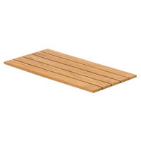 EINLEGEPLATTE Teakholz massiv Teakfarben  - Teakfarben, Design, Holz (70/36/2,5cm) - Zebra 