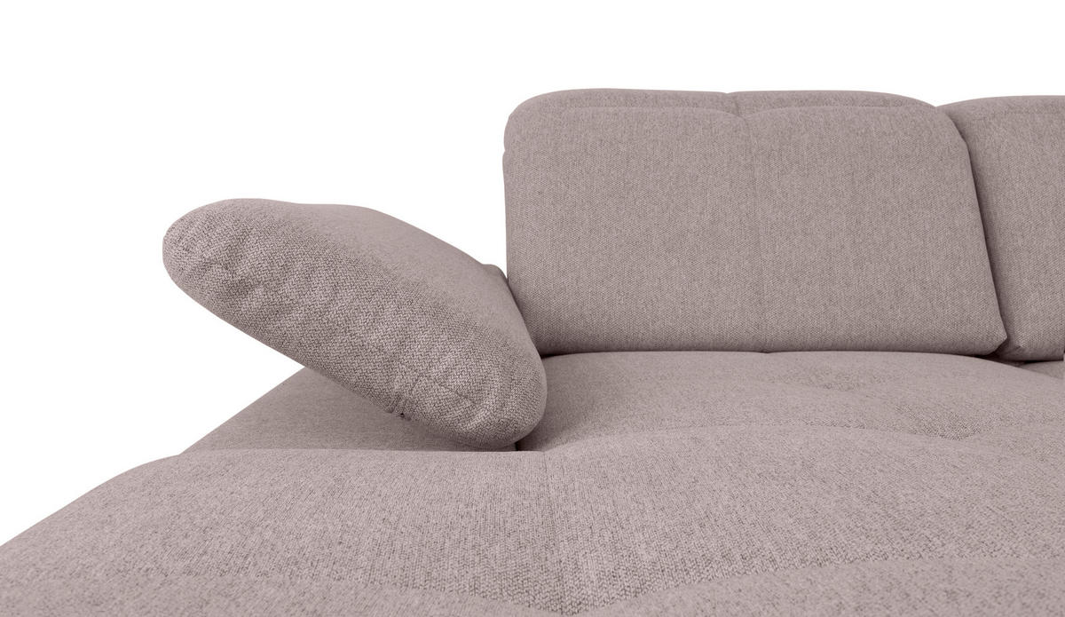 WOHNLANDSCHAFT Taupe  - Taupe/Grau, Design, Textil/Metall (173/328/215cm) - MID.YOU