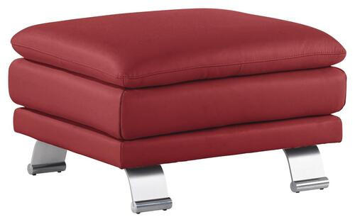 HOCKER Echtleder Rot 