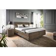 BOXSPRINGBETT 160/200 cm  in Braun  - Braun, KONVENTIONELL, Holz/Textil (160/200cm) - Dieter Knoll