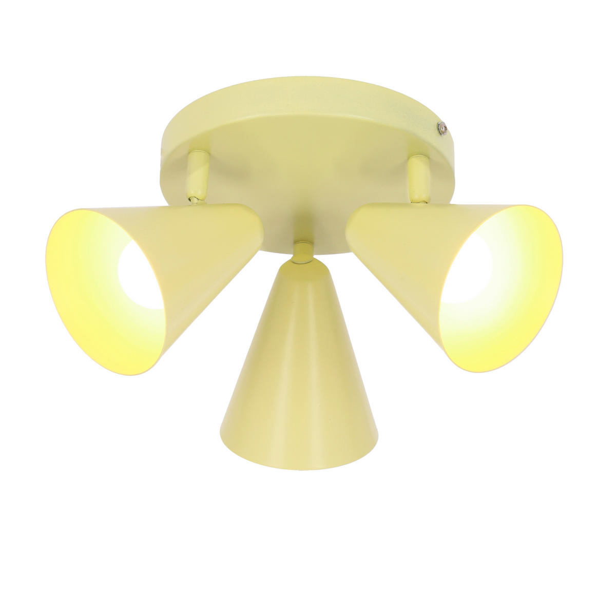 TAKSPOTLIGHT Amor 34/34/16 cm   - ljusgul, Trend, metall (34/34/16cm)