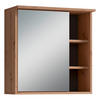 SPIEGELSCHRANK 60/61/28 cm  - Anthrazit/Eiche Artisan, MODERN, Glas/Holzwerkstoff (60/61/28cm) - MID.YOU