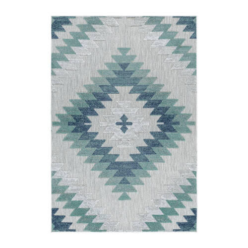 FLACHWEBETEPPICH 200/290 cm Bahama Blau  - Blau, Design, Textil (200/290cm) - Novel