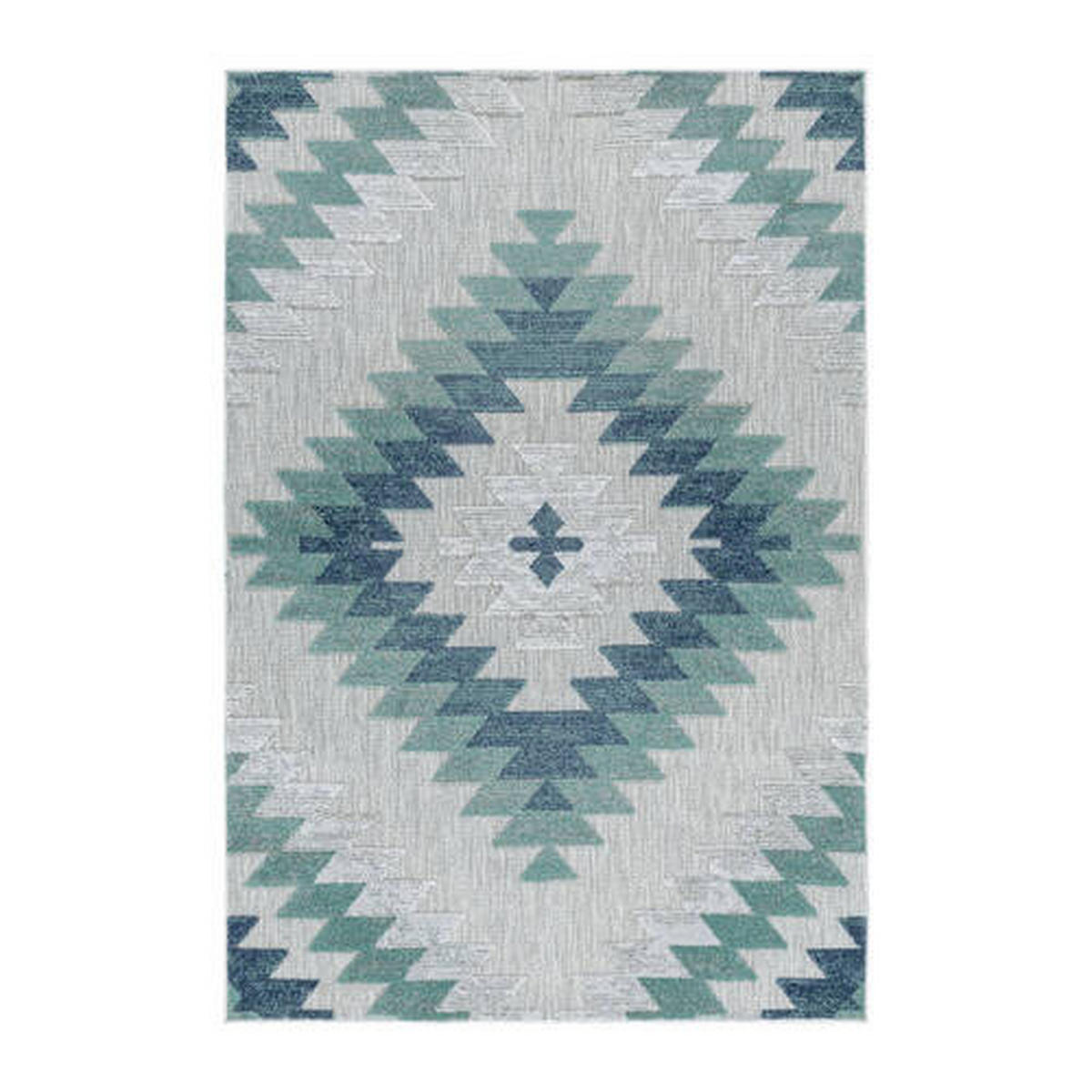 FLACHWEBETEPPICH 200/290 cm Bahama Blau  - Blau, Design, Textil (200/290cm) - Novel