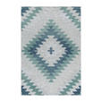 FLACHWEBETEPPICH 200/290 cm Bahama  - Blau, Design, Textil (200/290cm) - Novel