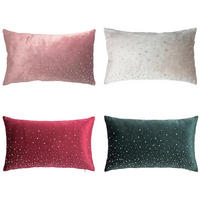 ZIERKISSEN   30/50 cm   - Beige/Rot, LIFESTYLE, Textil (30/50cm) - X-Mas