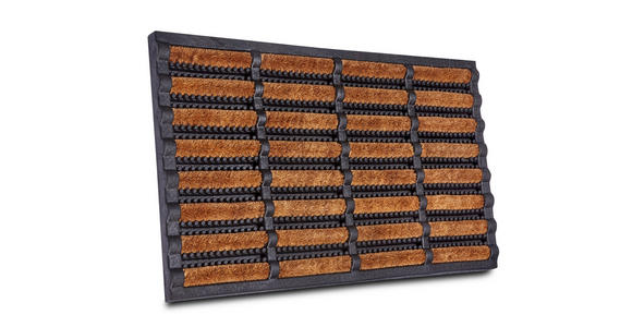 KOKOSMATTE 40/60 cm Mix Mats  - Hellbraun/Schwarz, Basics, Naturmaterialien/Kunststoff (40/60cm) - Esposa