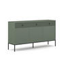 SIDEBOARD Maggiore  in 154,5/82,6/39 cm  - Goldfarben/Schwarz, Design, Holzwerkstoff/Metall (154,5/82,6/39cm) - Boxxx