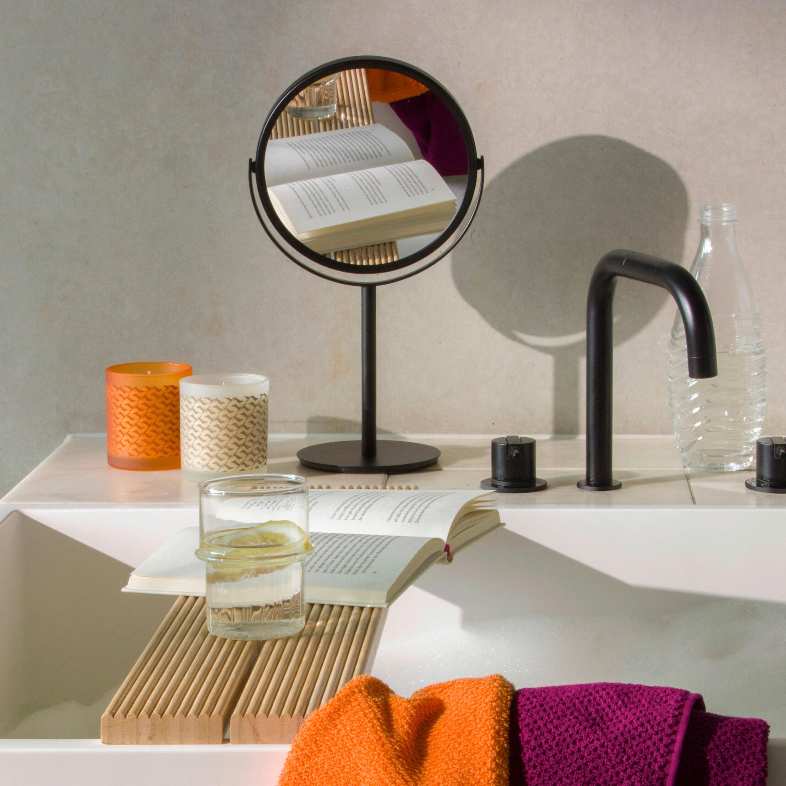 SCHMINKSPIEGEL  - Schwarz, Basics (20/38cm) - Moeve