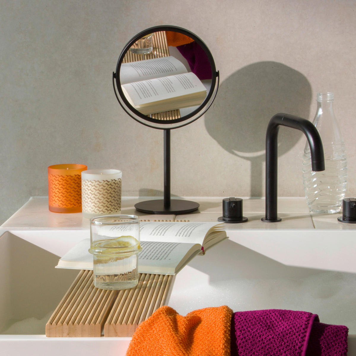 SCHMINKSPIEGEL  - Schwarz, Basics (20/38cm) - Moeve