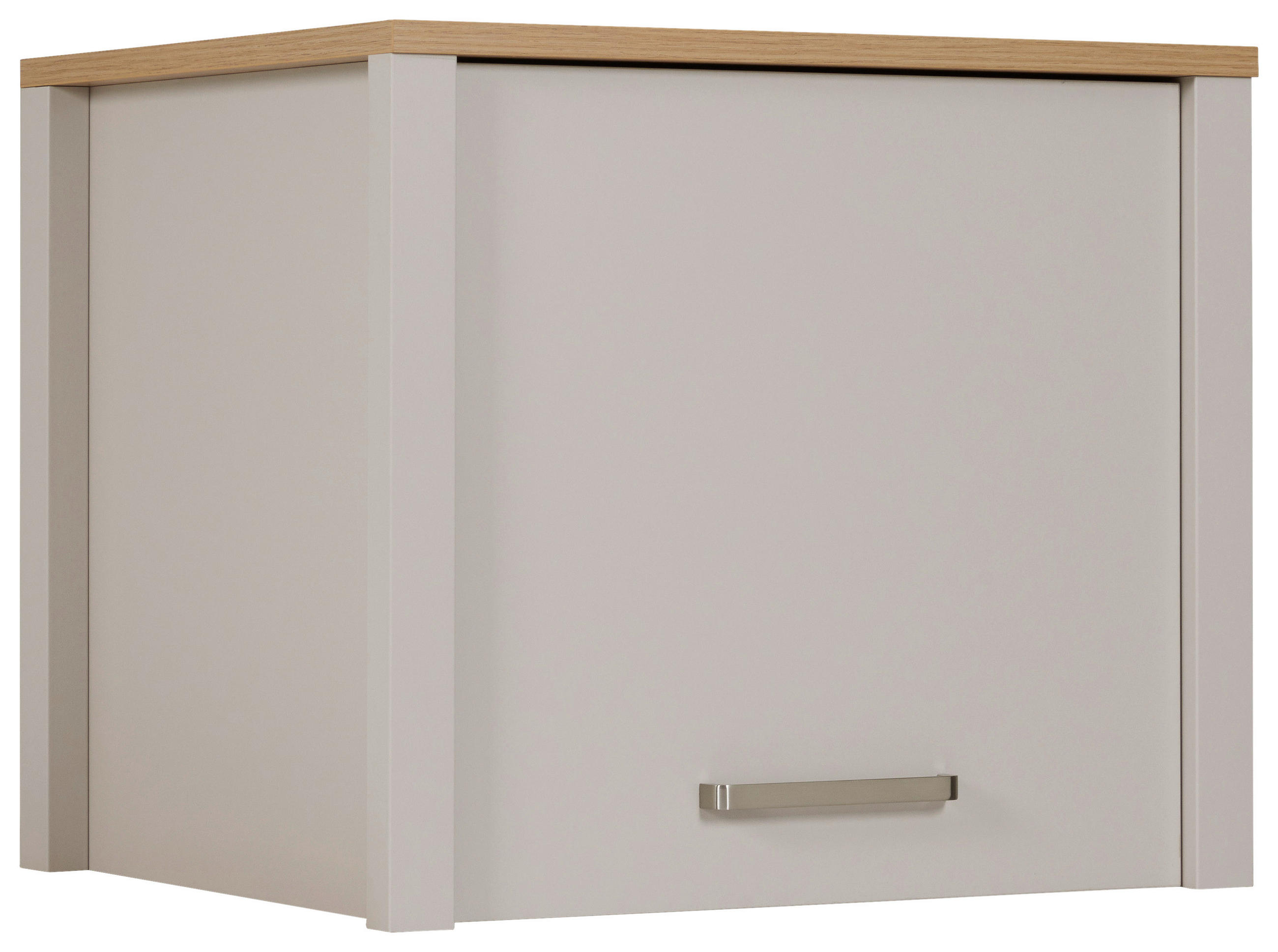 AUFSATZSCHRANK 70/60/60 cm  in  - Kaschmir/Silberfarben, ROMANTIK / LANDHAUS, Holzwerkstoff/Metall (70/60/60cm) - home24