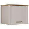 AUFSATZSCHRANK 70/60/60 cm  - Kaschmir/Silberfarben, ROMANTIK / LANDHAUS, Holzwerkstoff/Metall (70/60/60cm) - home24