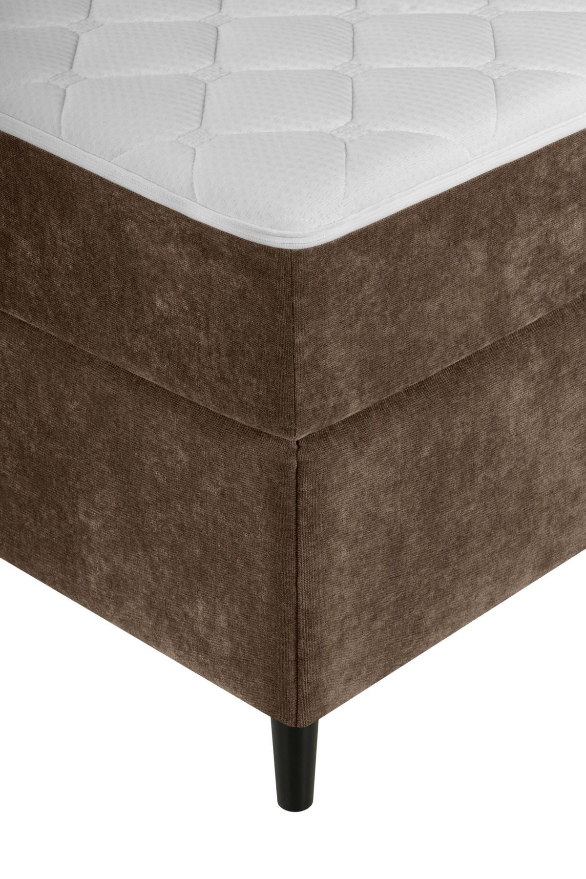 BOXBETT 180/200 cm  in Braun  - Schwarz/Braun, KONVENTIONELL, Holz/Textil (180/200cm) - Welnova