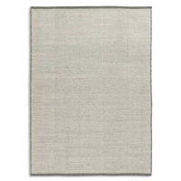 HANDWEBTEPPICH 140/200 cm Carmen Anthrazit, Weiß  - Anthrazit/Weiß, Design, Textil (140/200cm)