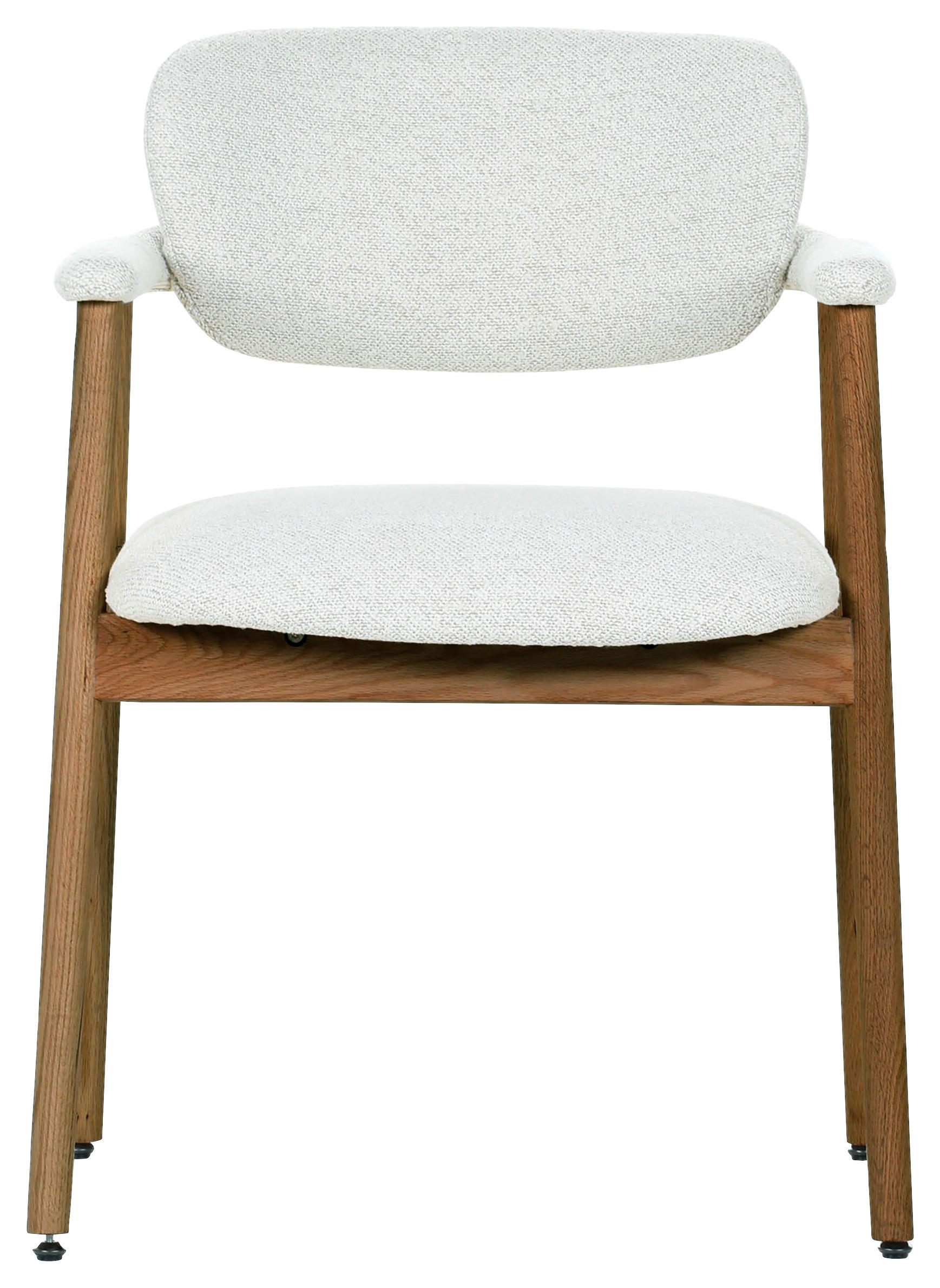 ARMLEHNSTUHL  in  - Beige/Nussbaumfarben, MODERN, Holz/Textil (59/78/57cm) - Livetastic