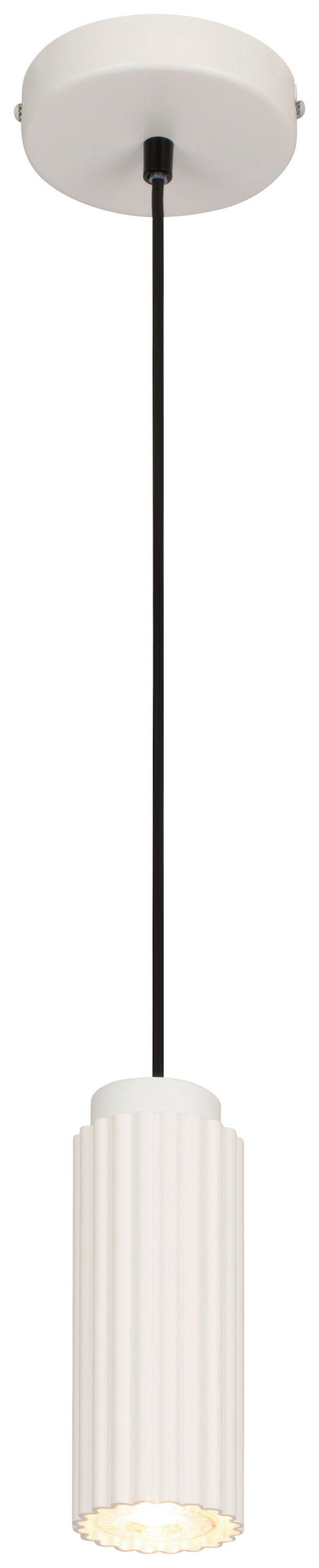 HÄNGELEUCHTE 6,5/120 cm  - Weiß, Design, Metall (6,5/120cm) - Collet's Monde