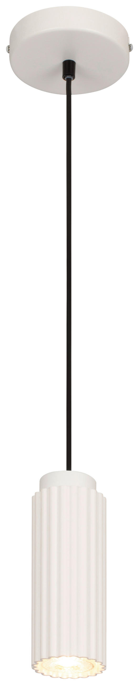 HÄNGELEUCHTE 6,5/120 cm  - Weiß, Design, Metall (6,5/120cm) - Collet's Monde