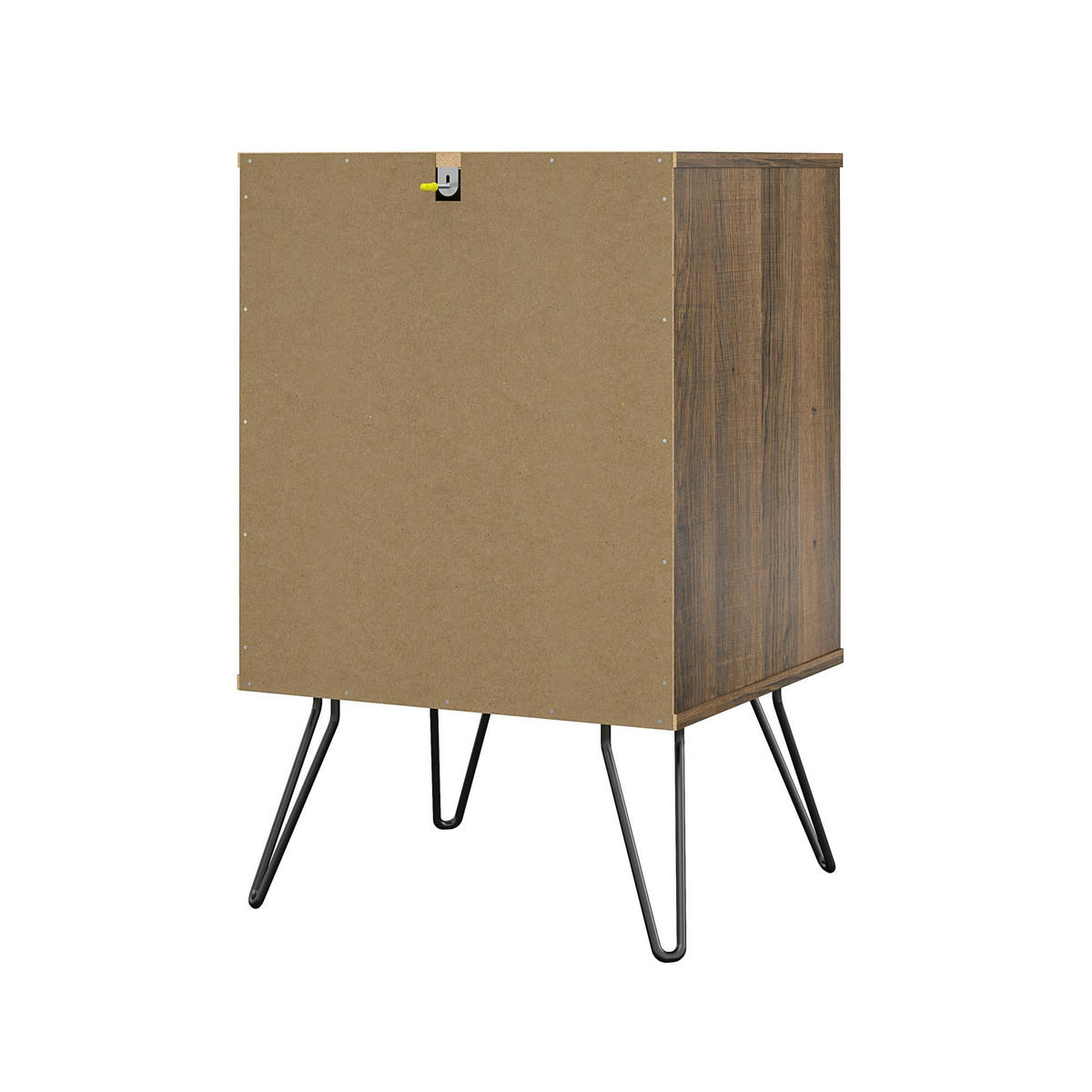 WEINREGAL 51/80/45 cm  - Eichefarben/Dunkelbraun, Design, Holzwerkstoff/Metall (51/80/45cm) - MID.YOU