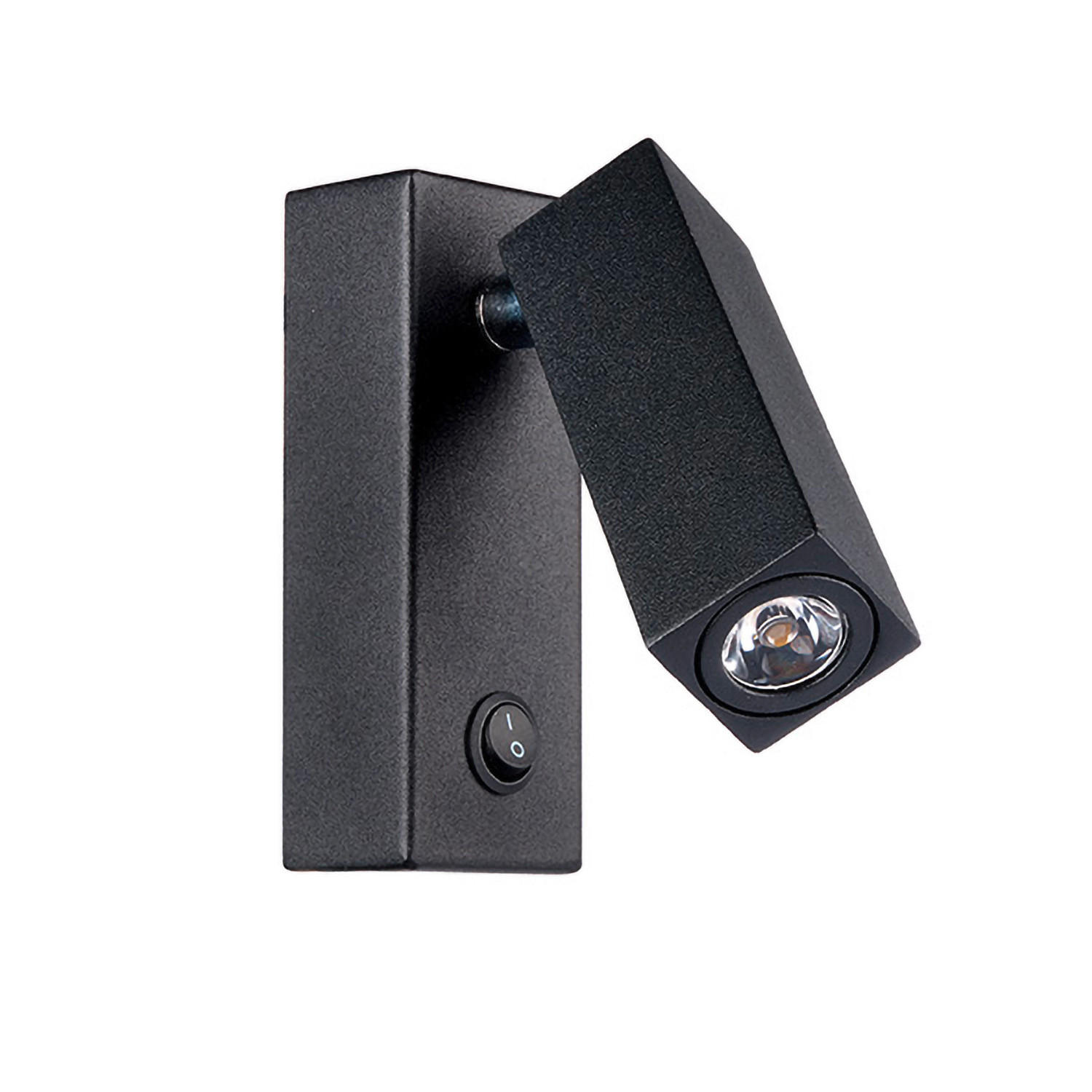 LED-WANDLEUCHTE 11/8/4 cm   - Schwarz, Design, Metall (11/8/4cm)