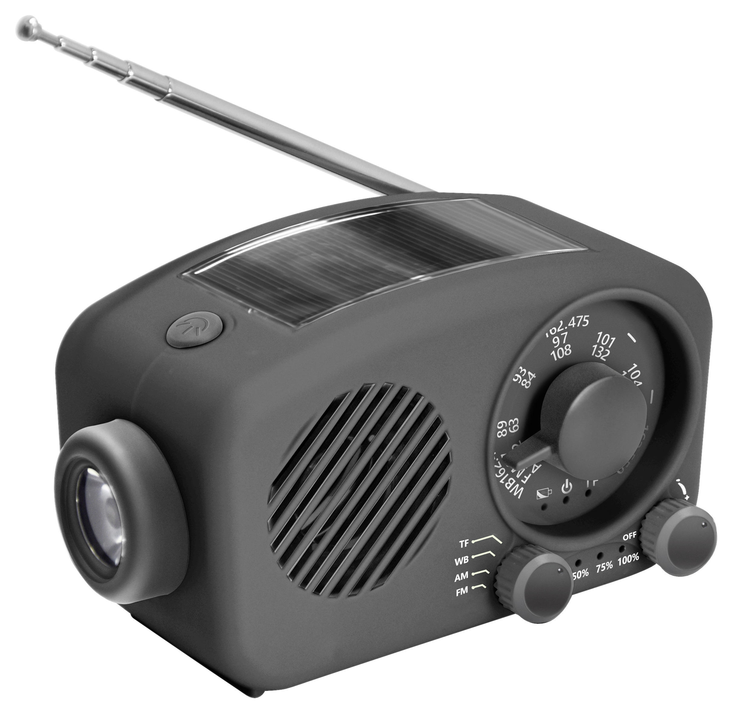 RADIO NABO EMERGENCY ONE - Schwarz, KONVENTIONELL, Kunststoff/Metall (11,7/6,7/6,6cm) - Nabo