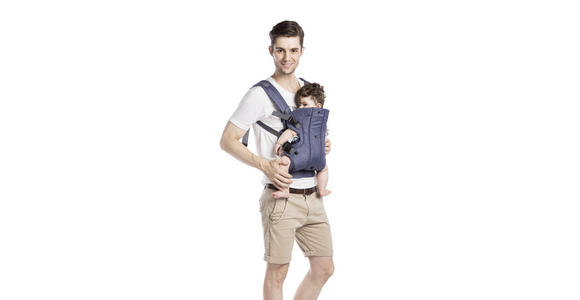 BABYTRAGE Carry Me  - Grau, Basics, Textil - My Baby Lou