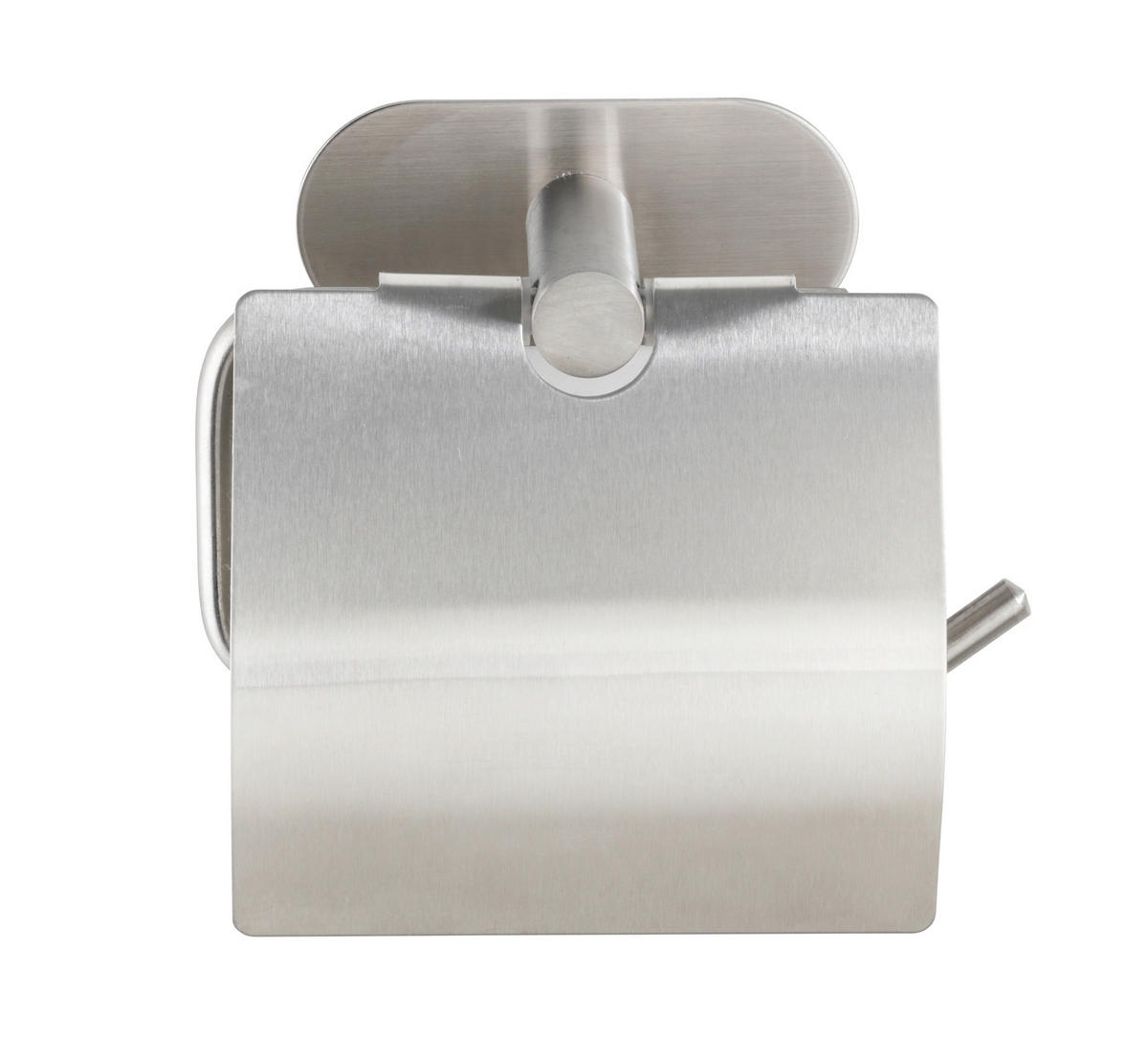 TOILETTENPAPIERHALTER - Silberfarben, Basics, Metall (14/12,5/7cm) - Wenko