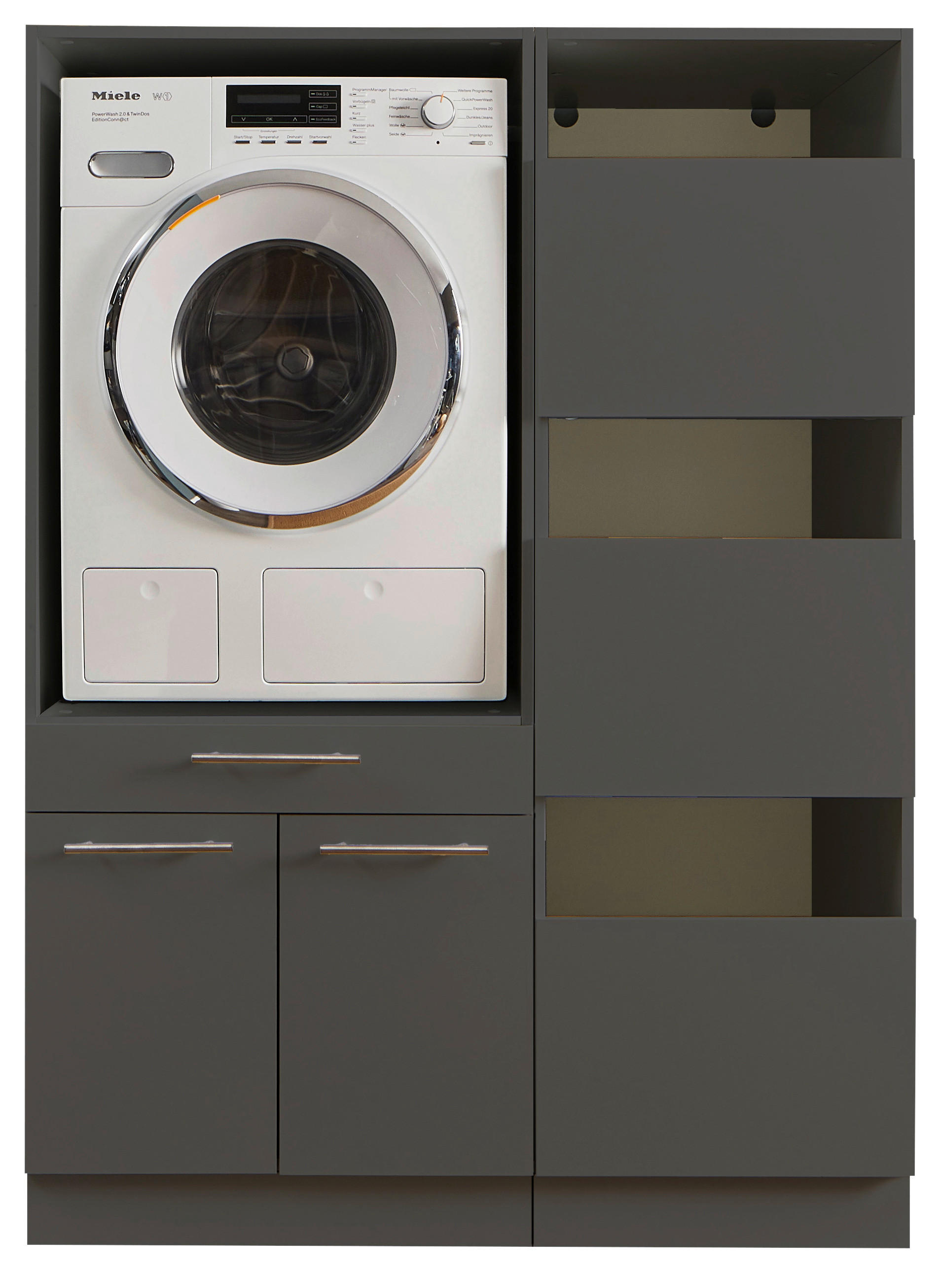 XXXLutz Hauswirtschaftsraum Laundreezy Anthrazit 167.5x162x67.5 cm