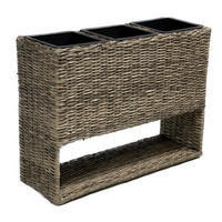 HOCHBEET 28/60/82 cm  - Schwarz, Basics, Kunststoff/Metall (28/60/82cm) - Gardenson