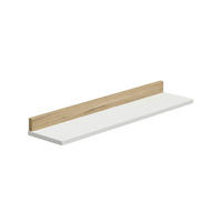 POLICA ZIDNA  Enie  - bijela/boje hrasta, Basics, drvni materijal (94,8/8,2/22,5cm) - Paidi